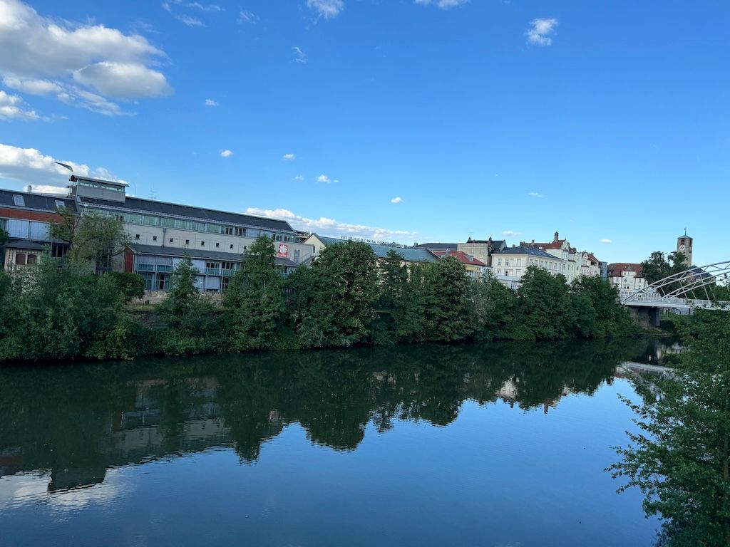 Blick auf Wasser in Bamberg
